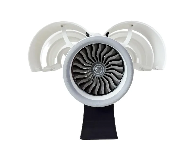 NIKOLATOY small Trent 900 aircraft turbofan engine model 35cm