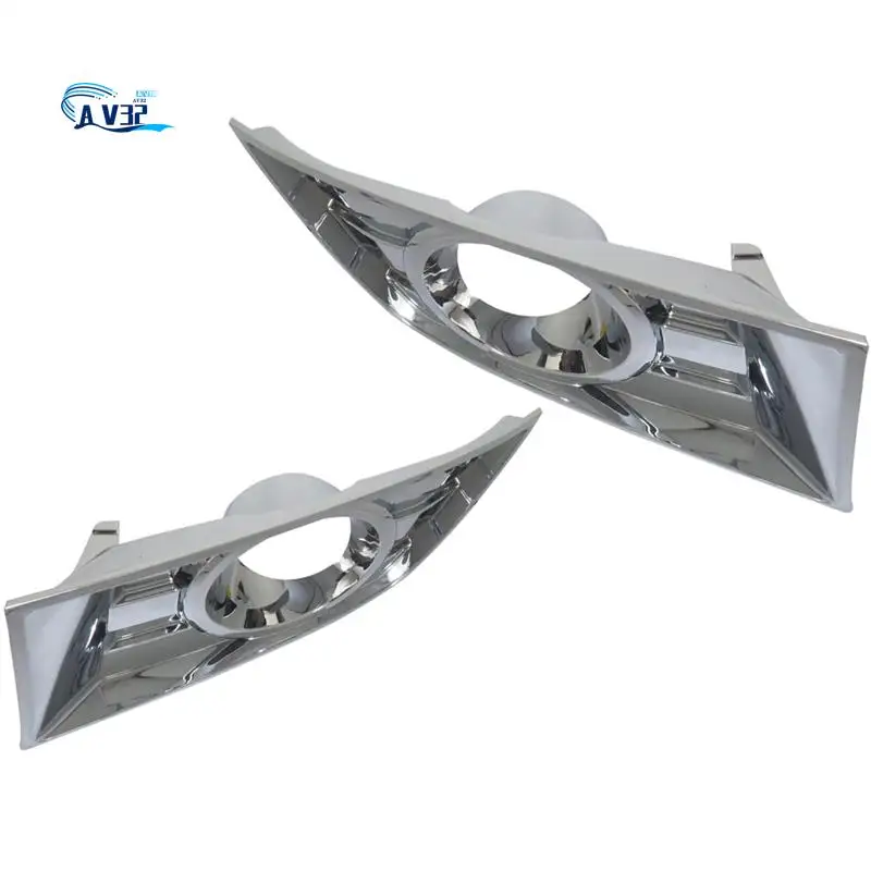 

AV32-Front Bumper Fog Light Cover Bezel Trim Chrome 7T4Z17E810B 7T4Z17E811B For Ford Edge 2007-2010 Accessories