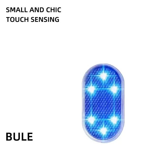 Auto Touch Binnenverlichting Hand Autodak Klittenband Plafondlamp Binnenautoverlichting Nachtleeslamp USB Opladen Leeslamp