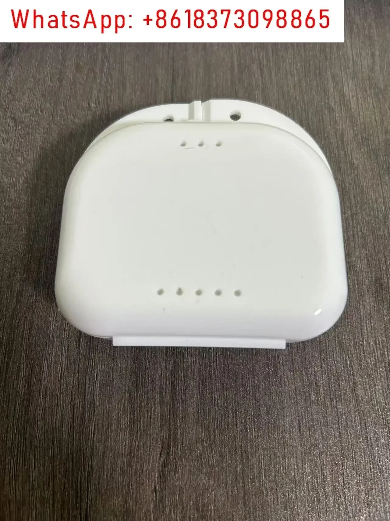 60pcs Orthodontic Plastic Box Retainer Case  Mouth Guard Denture Storage Box With Holes False Teeth Protective Case