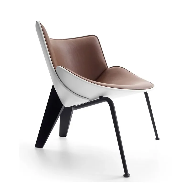 

Furniture New Designer FRP Leisure Shell Chair Living Room Cafe Creative Zongzi Chair