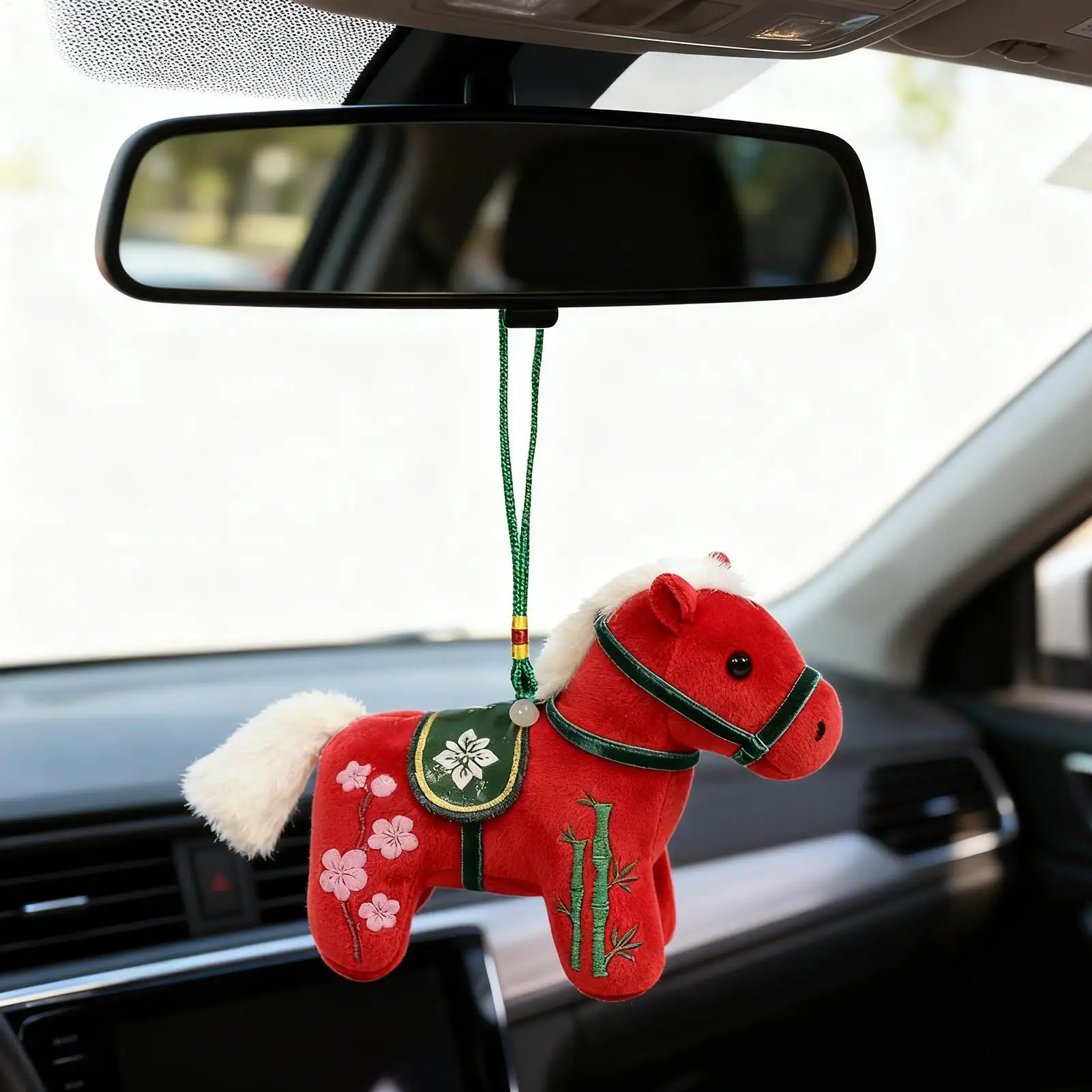 Adorno de Peluche del Año del Caballo 2026, Colgante de Monedero, Animal de Peluche de Año Nuevo para Niños, Adolescentes, Adultos, Entusiastas de la Moda y Estudiantes