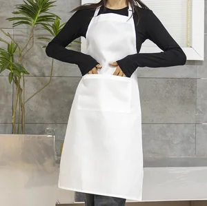 8 최고의 판매 앞치마 화이트 - №3