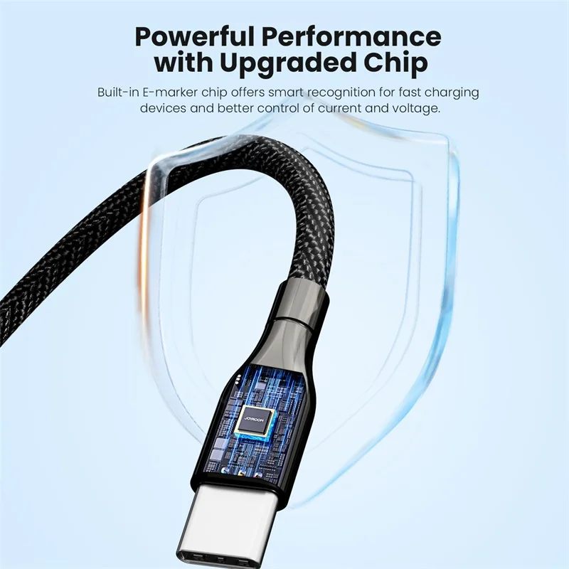 Vyvylabs 60 واط كابل شحن سريع نوع C إلى نوع C كابل آيفون 17 16 15 لماك بوك باد سامسونج شاومي كابل الشاحن السريع