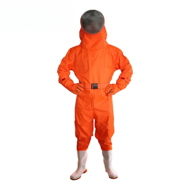 set of anti-bee clothing, anti-wasp and wasp PVC protective clothing, one-piece anti-stinging one-piece protective clothing