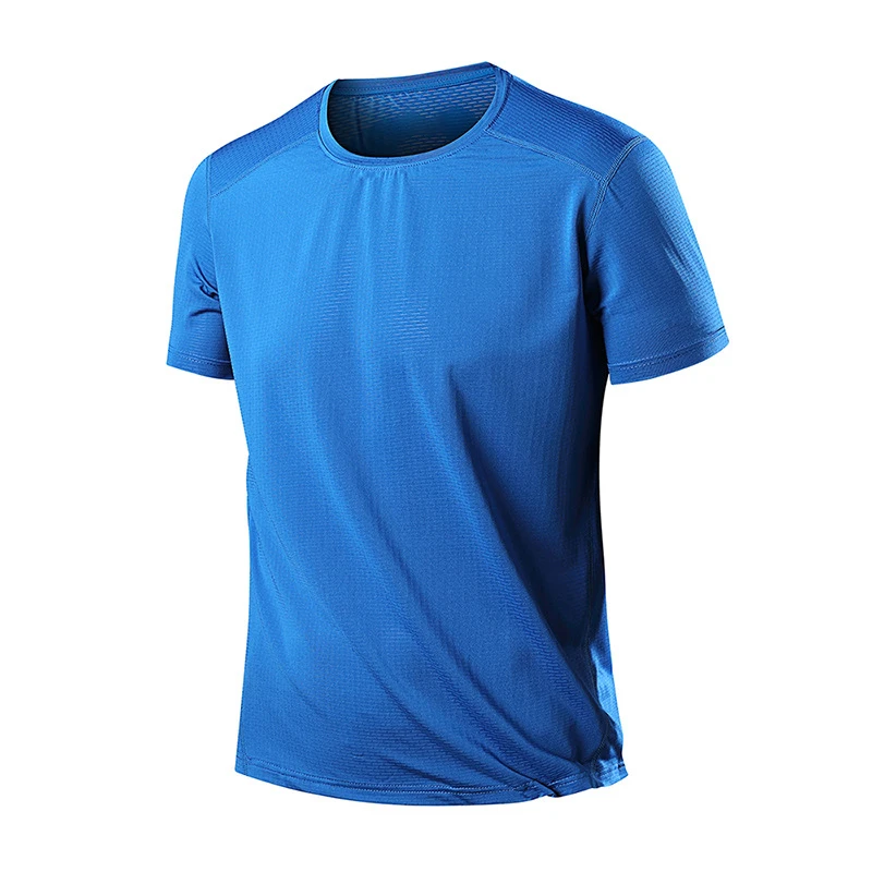 Sport T shirt Men Summer Gym Fitness T-Shirts Quick Dry Tights Clothing Football Jersey Training Workout Muscle Running T Shirts