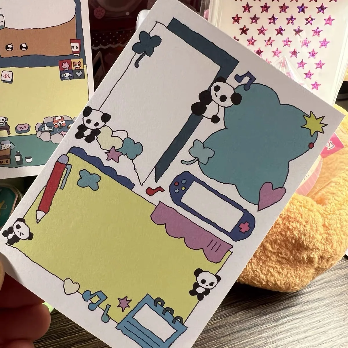 Мультяшная Милая панда для письма