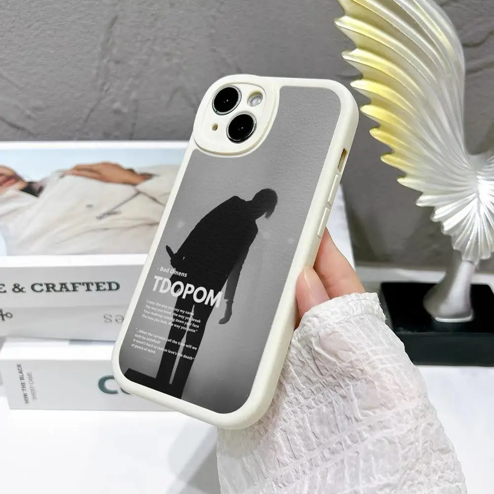 Bad Omens Artwork Tempered Phone Case For Iphone 15 14 13 Pro Max 12 11 Mini X Xr Xs 7 8 Puls Cover