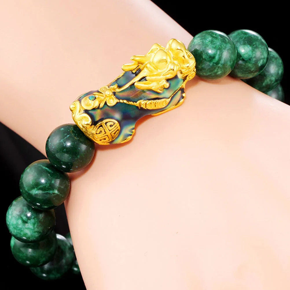

Pendant Bracelet Creative Natural Stone Wristband Stylish Feng Shui Gemstone Luck Jewelry for Daily Party Beach