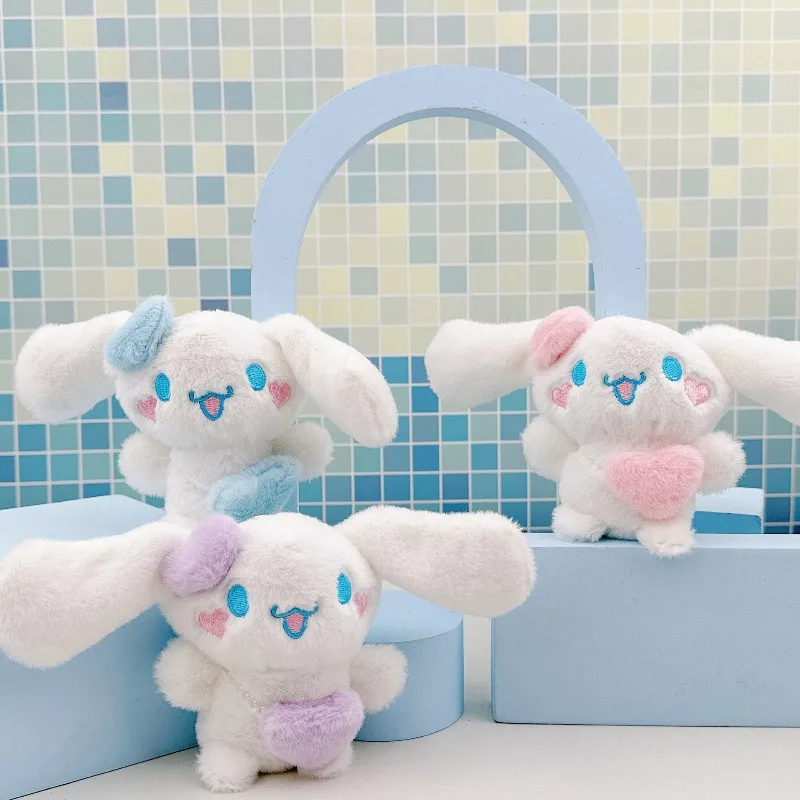 

Sanrio Plush Keychain Pendant Doll Cartoon Cinnamoroll Cute Bag Pendant Car Keychain Plush Toy Christmas Gift