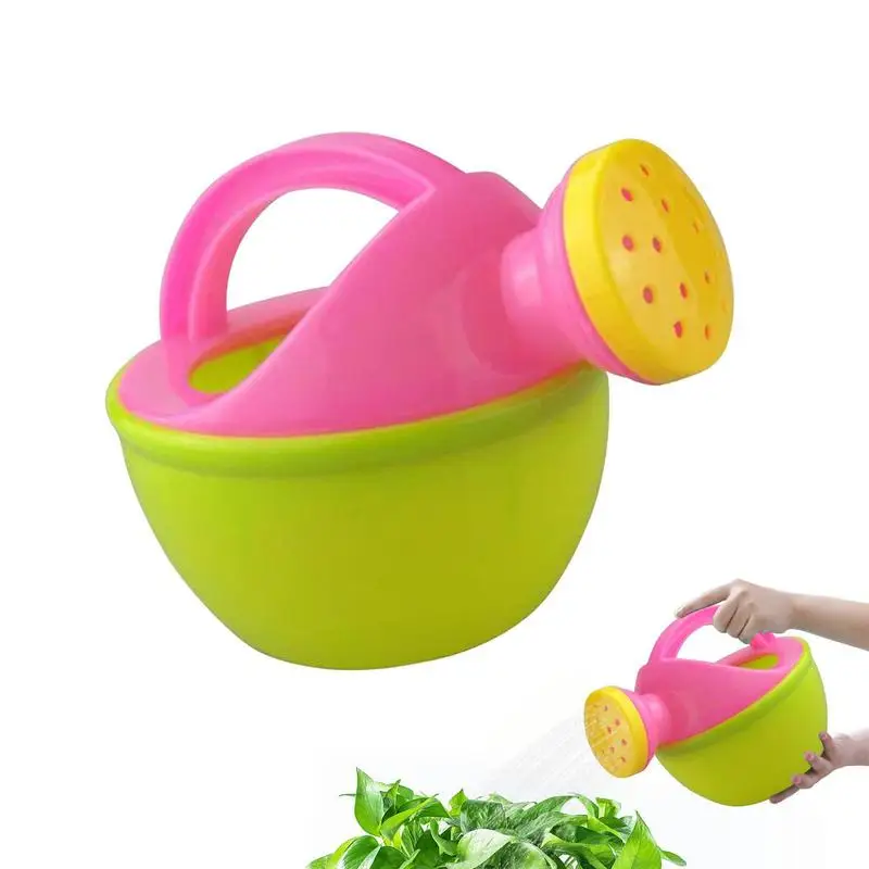 1pcs Random Color Baby Bath Toy Plastic Watering Can Watering Pot Beach Toy Play Sand Shower Bath Toy For Children Kids Gift