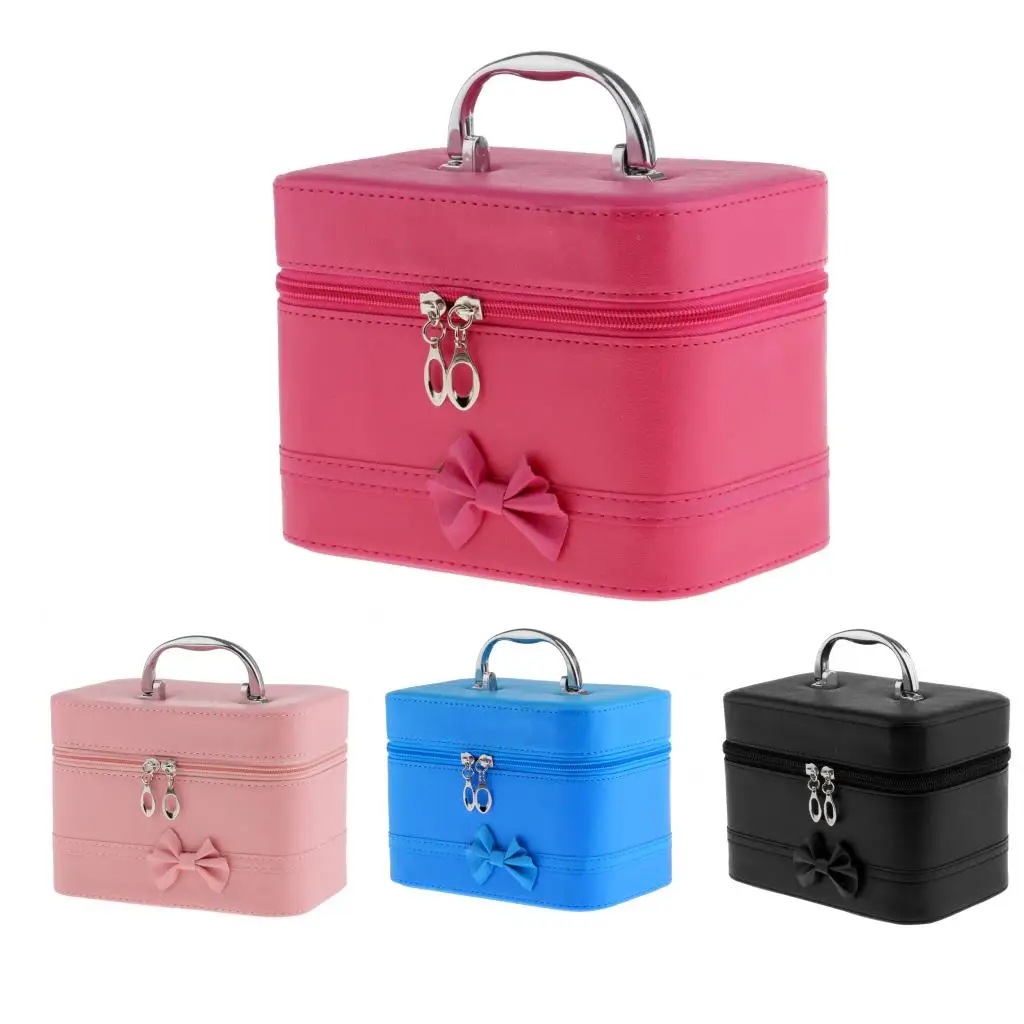 Portable Zipper Makeup Tools Cosmetic Makeup Brushes Organizer Storage Case Box Travel Beauty Accessories