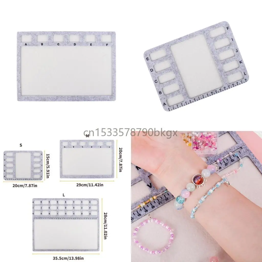 

Beading Workstation With Marked Lightweight Craft Tool For DIY Projects J78E