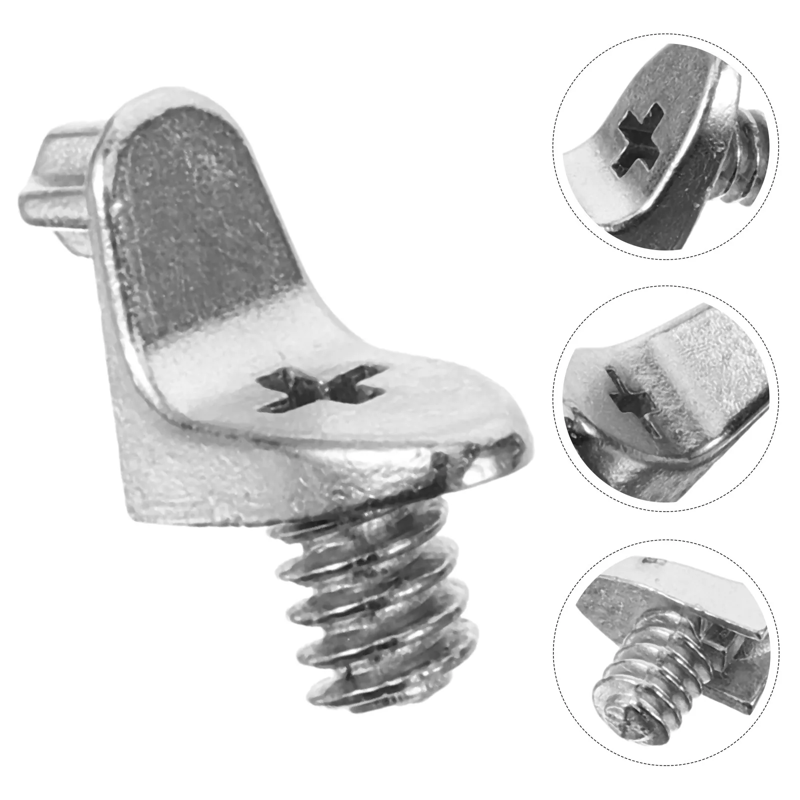 10pcs Heavy-Duty Alloy Shelf Holders for Wood Shelves – Stable Cabinet & Bookshelf Support Pegs