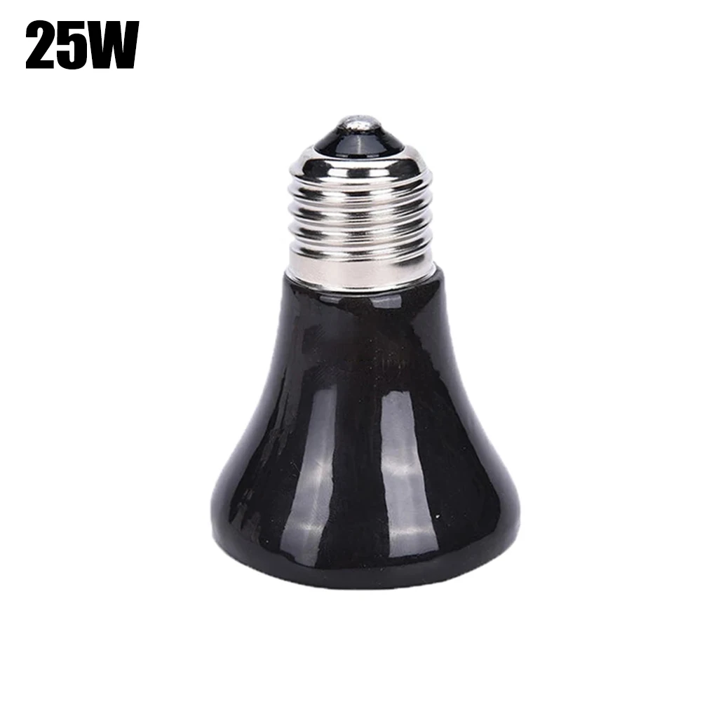 25-75W Pet Reptile Breed Ceramic Heat Emitter Heater Light -=-=-Brooder Lamp ////Bulb For/// Turtle Snake *Lizard Pet Chick Lamp