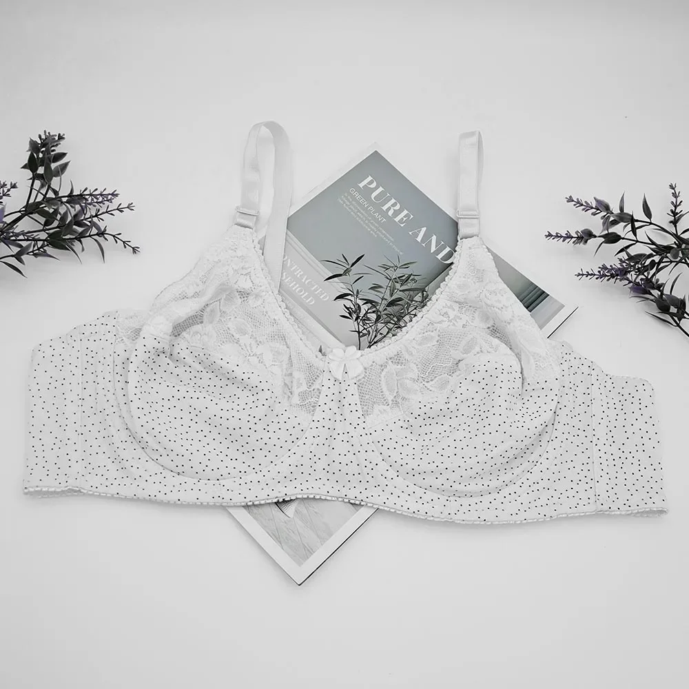 Classic embroidery lace bra for women push up Bra underwire comfortable sexy lingerie unlined cotton women\'s bra feamale BH C22