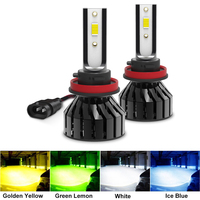 2pcs H4 H7 H1 HB3 HB4 9005 9006 H8 H11 H16(JP) 9007 H13 9008 Led Bulbs Car Headlight Auto Headlamp White Ice Blue Golden Yellow
