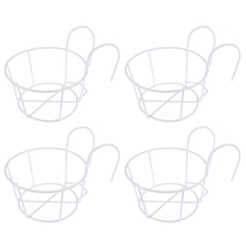 Garden Decoration Outdoor Hanging Plants Hanging Flower Stand Hanging Flower Pot Black Indoor Outdoor Use for versatile Display