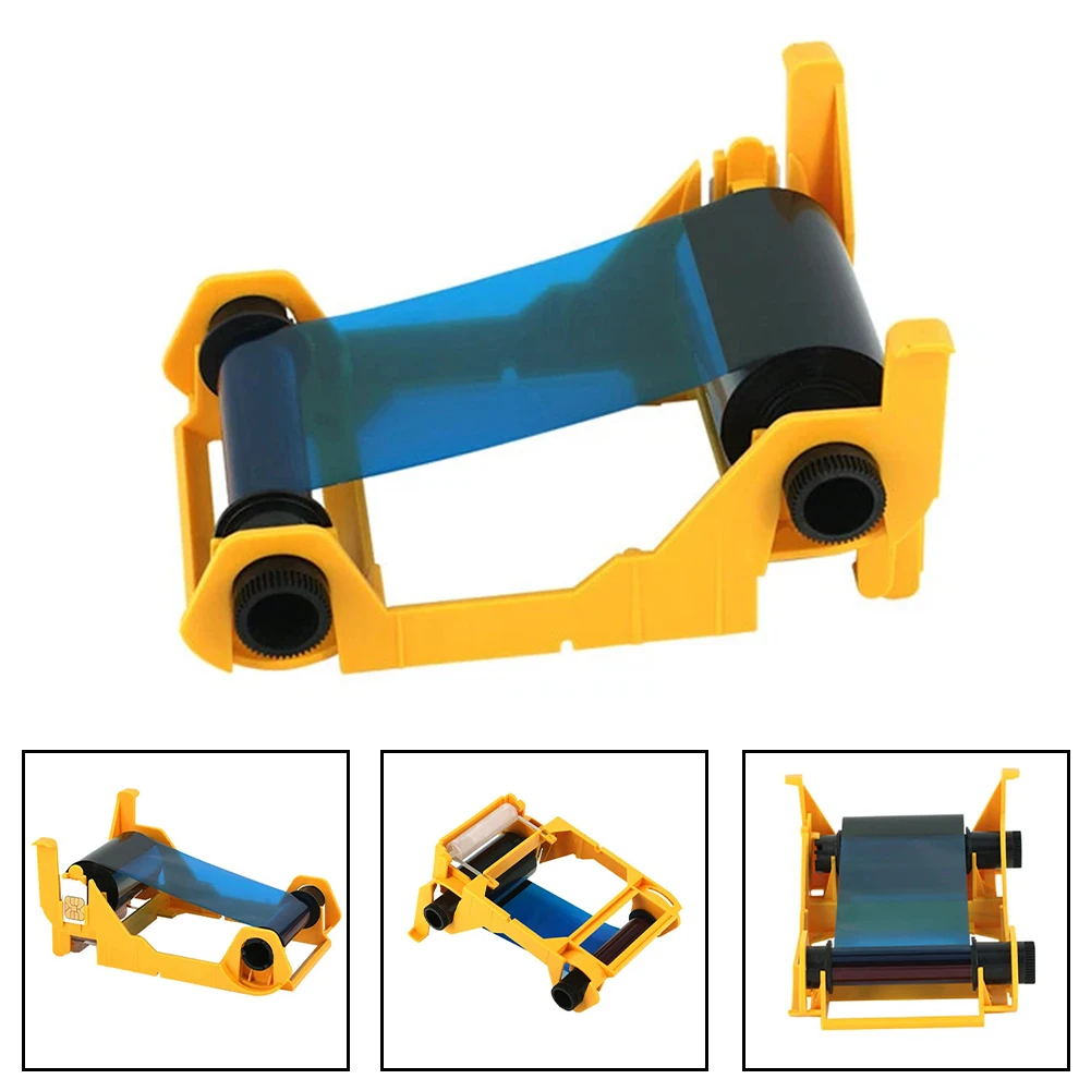 1PC 800033-340 Printer Ribbon For Zebra ZXP Series 3 Barcode Printers 280-page Print Yield For YMCKO Ribbon Replaces Accessories