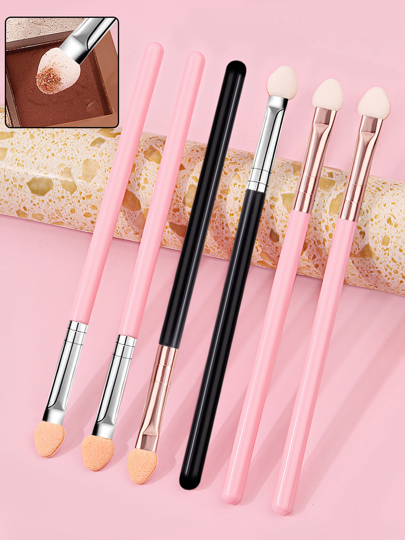 Eyeshadow/Nail smudge stick Makeup brush multi-choice set Multi-purpose, reusable professional makeup brush, smudge stick