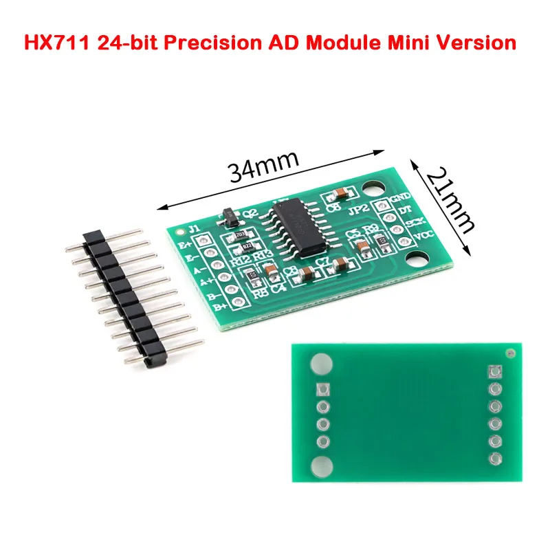 Produktbild von HX711 Wägezellen-AD-Modul – Gewichtssensor Mit Digitalanzeige, Für Elektronische Waagen Und Druckmessung