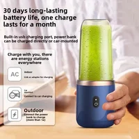 Portable Fruit Juice Blenders Summer Personal Electric Mini Bottle Home USB 6 Blades Juicer Cup Machine For Kitchen 2