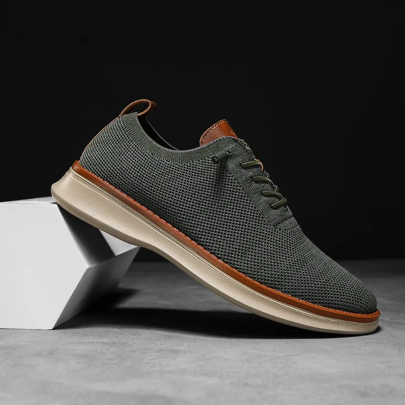 Men Sneakers New Men Mesh Casual Shoes Fashion Lightweight Breathable Soft Soled Shoes Summer Outdoor Sports Fitness Large Size