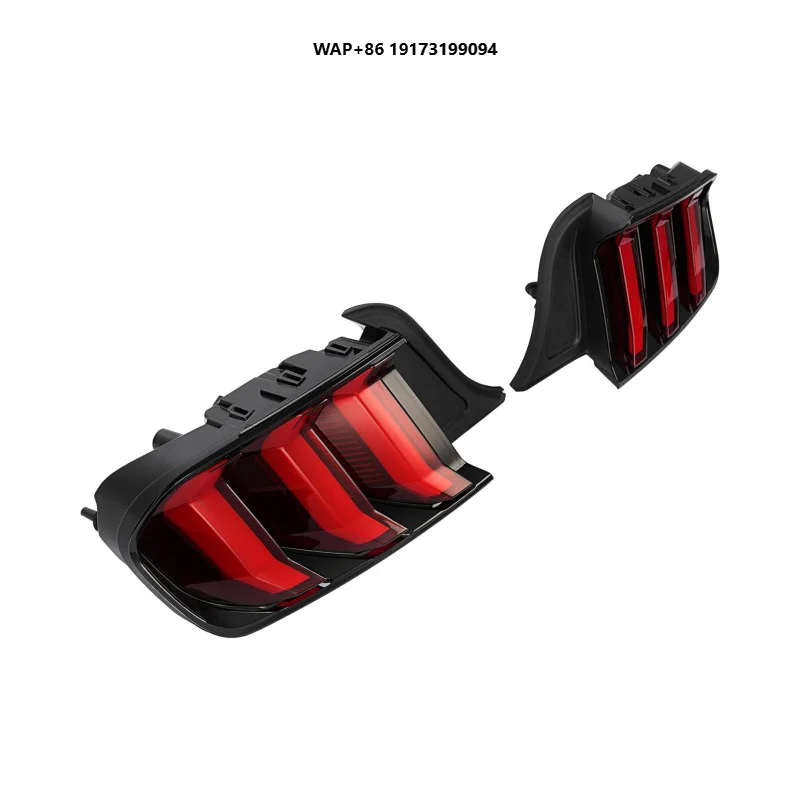 

Factory Tail Light Full-LED Tail Lamp 2014-2019 Taillights with Yellow Sequential Turn Signal Rear Lamp for Ford-Mustang