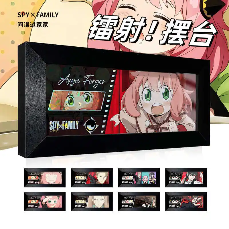 Anime SPY×FAMILY Anya Forger Yor Forger Cosplay Cartoon Photo Frame Desktop Ornament Accessory Mascot Fans Xmas Gift