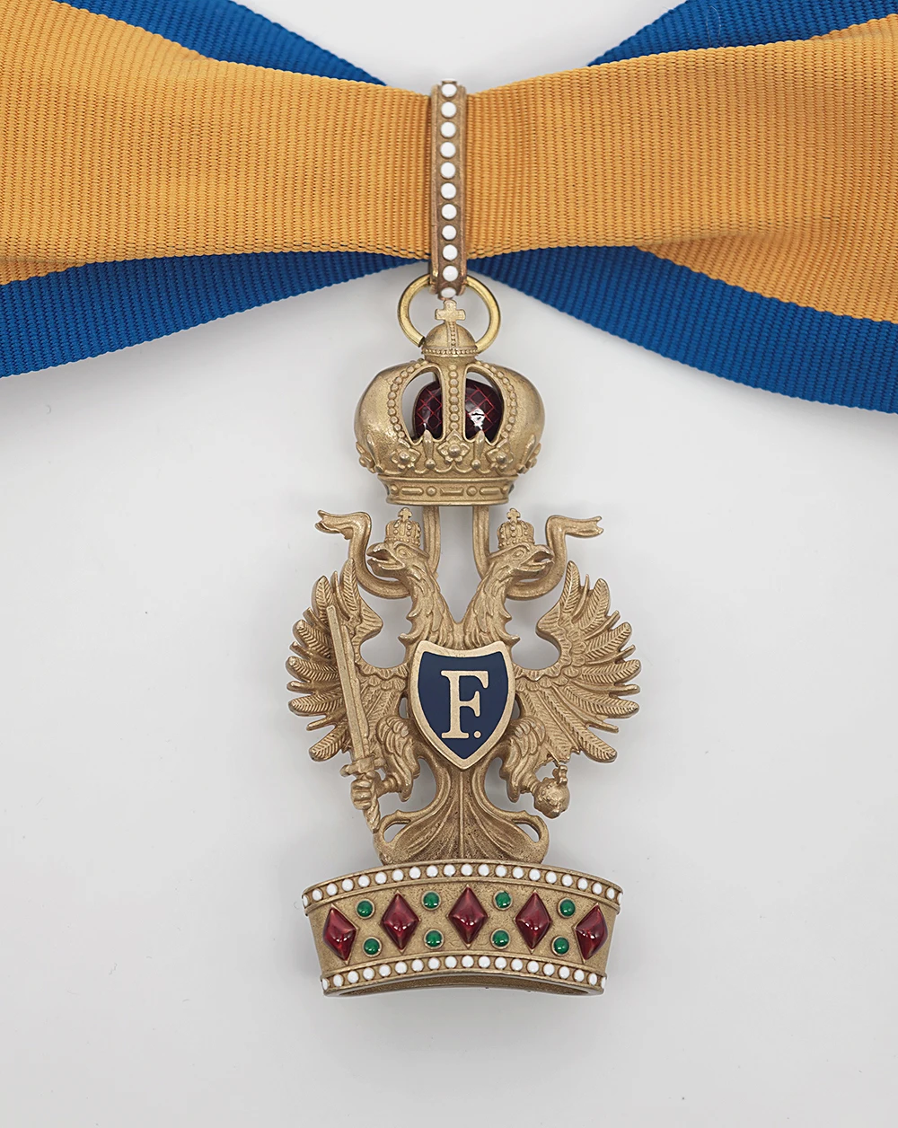 Austrian Empire Order of the Iron Crown 2nd Class Commander Replica Medal Austro-Hungarian Empire Badge WWI Royal Military