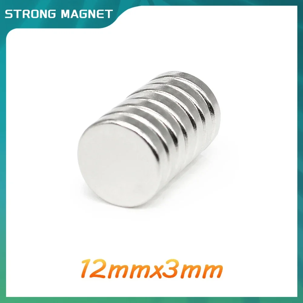 

10/20/30/50/100/150PCS 12x3 Round Search Magnet N35 Powerful Strong Magnetic Magnets 12x3mm Permanent Neodymium Magnet 12*3 mm