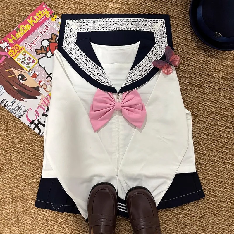 Spitze Matrosenanzug Hohe Qualität JK Uniform Set Lange/Kurzarm Seifuku Japanische Koreanische Rolle Spielen Schule Student Kleidung cosplay