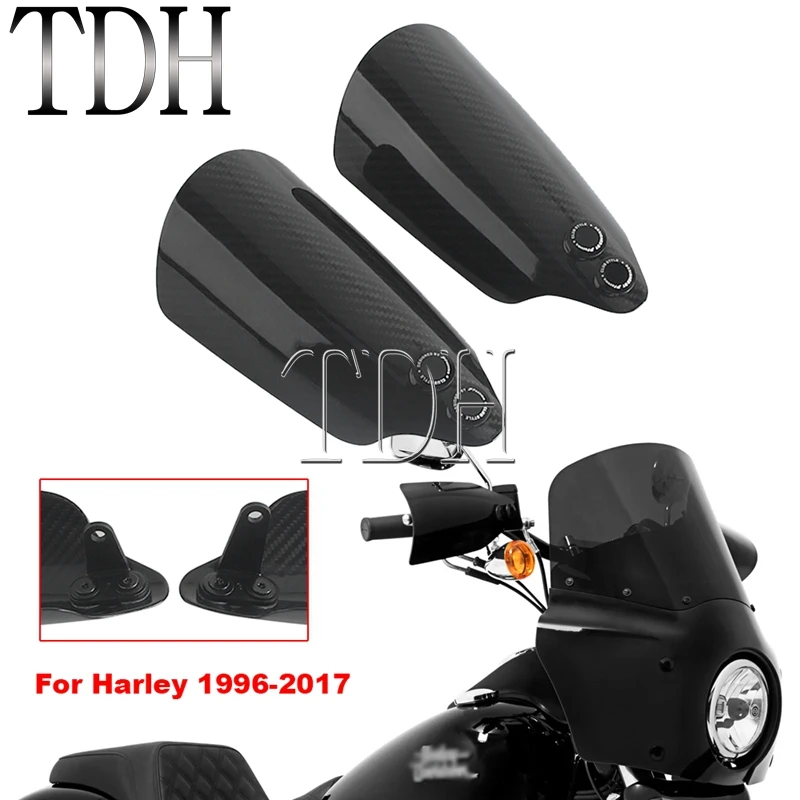 

Клубный стиль мотоциклетная защита для рук, защита от ветра, поручни для Harley Dyna Street Bob FXDB Wide Super Glide Low Rider FXDL