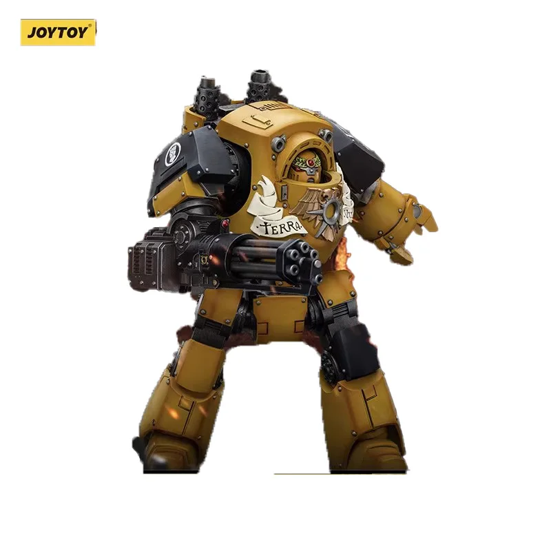 

100% Original JOYTOY Warhammer The Horus Heresy Imperial Fists Contemptor Dreadnought Robot Action Model Art Collection Toy Gift