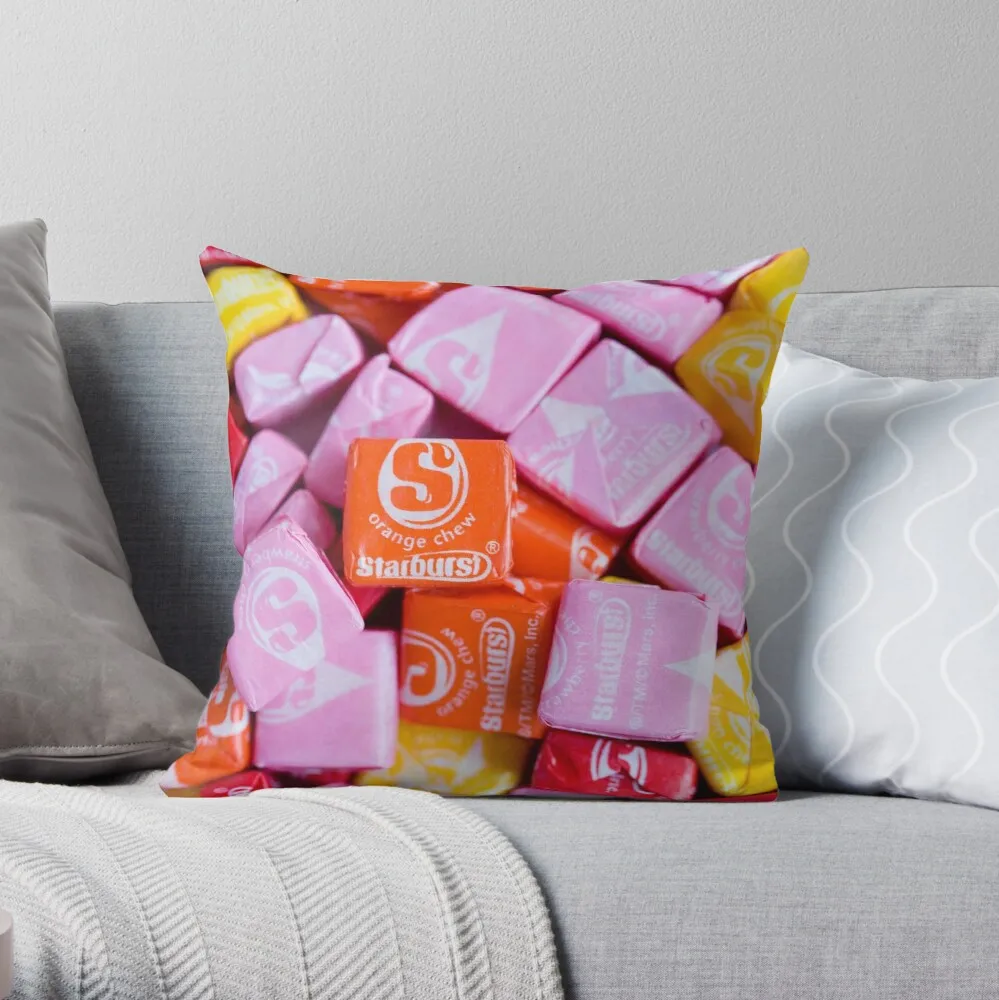 

Starburst Candy Lover's Dream Throw Pillow sofa covers ornamental pillow