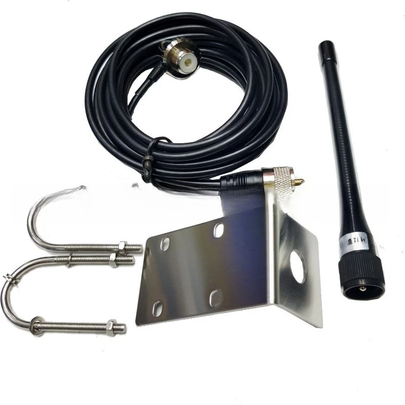 Radio VHF VHF Marine Car Intercom Antenna Stainless Steel Balcony Tubular Sandwich RG58 Feeder