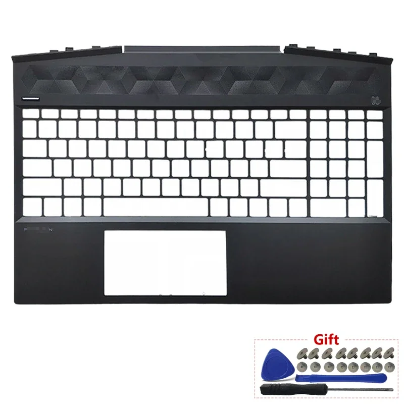 Nova capa de laptop para hp pavilion 15-dk 15t-dk TPN-C141 lcd capa traseira moldura frontal dobradiças apoio para as mãos capa inferior tampa superior L56914-001