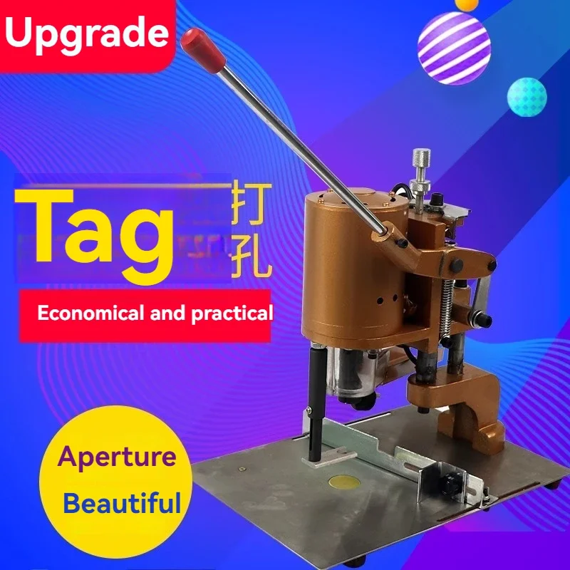 2025 150-1  Electric Tag Punching Machine Heavy Duty Leather Drilling Machine Hand-held Bag Paper Bag Drilling Machine