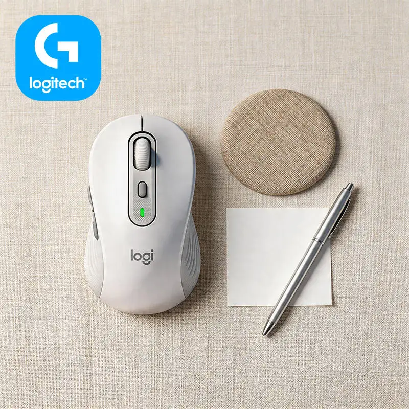 

Эргономичная мышь Logitech M650/M650L — двойное подключение, усовершенствованный оптический датчик, резиновые боковые накладки, Bluetooth-батарея на 20 месяцев работы