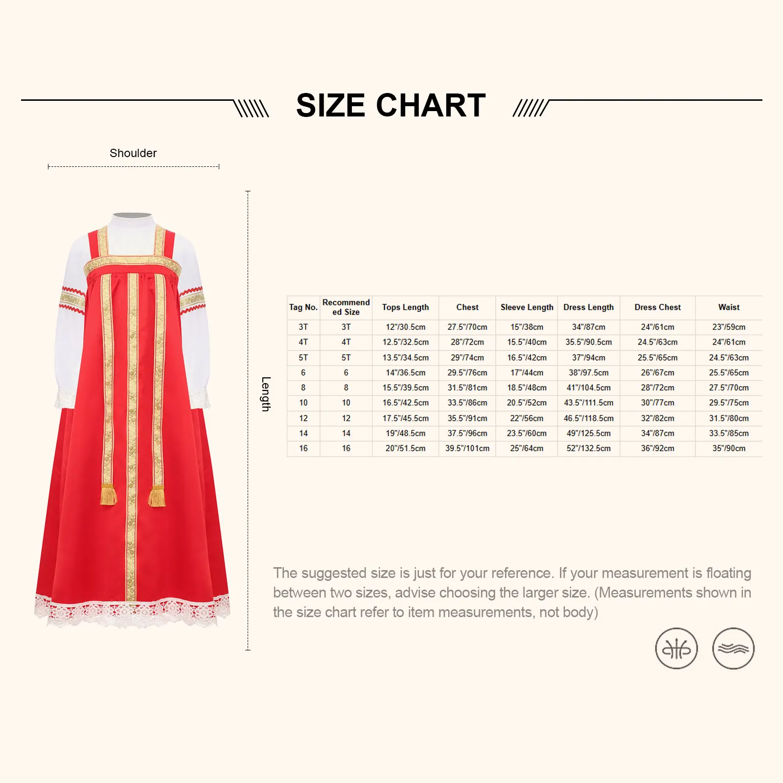 Traje tradicional ruso para niñas, camisa de manga larga con bordado de flores, vestido Maxi tipo camisola, vestido elegante folclórico ruso, ropa étnica