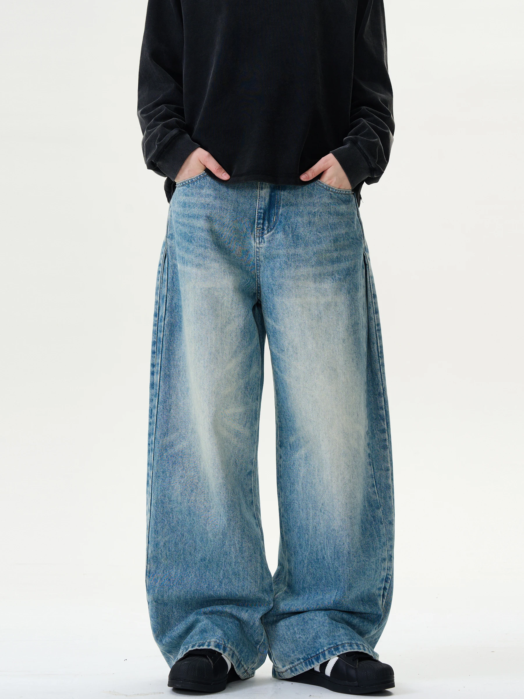 Tailored Trouser Wide - Amerykańskie jeansy w stylu high street,
