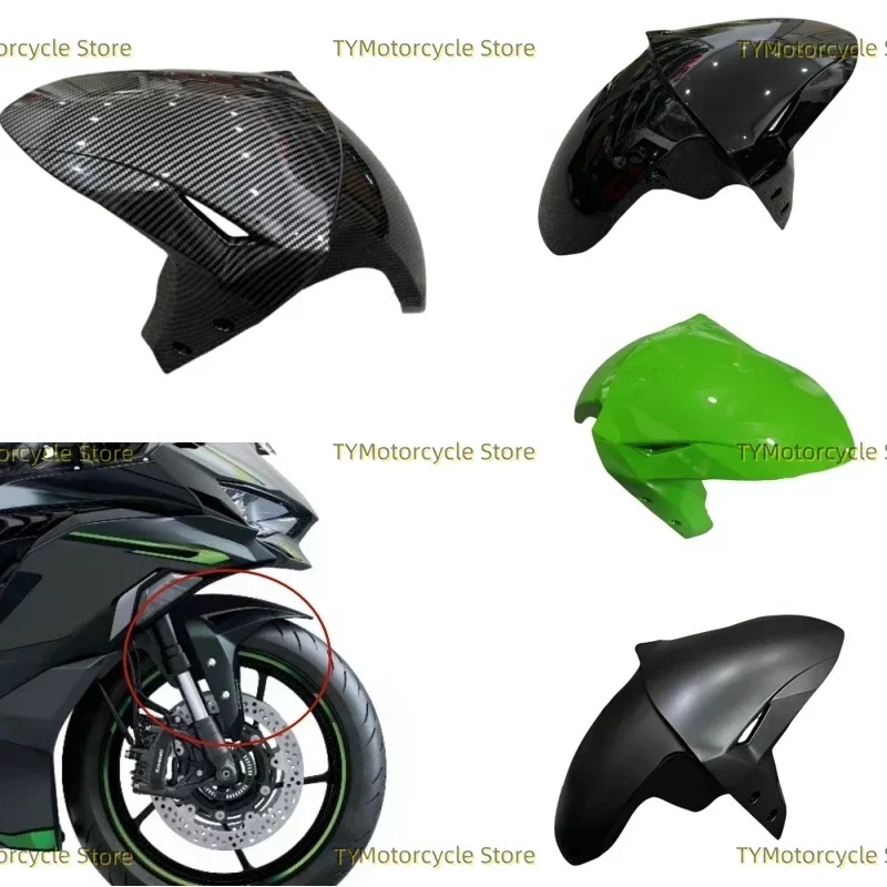 Front Fender Mudguard Cover Fairing Fit for Kawasaki ZX-25R ZX25R 2020-2023 ZX-4R ZX4R 2023-2024