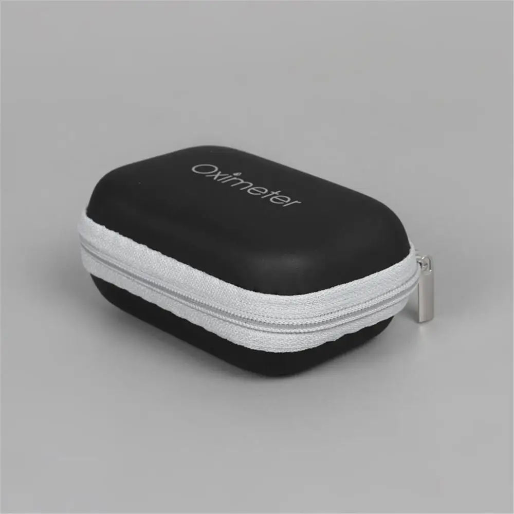 Universal Finger Oximeter Storage Bag Waterproof Portable Pulse Oximeters Storage Cases Zipper Design Storing Box Anti-scratch