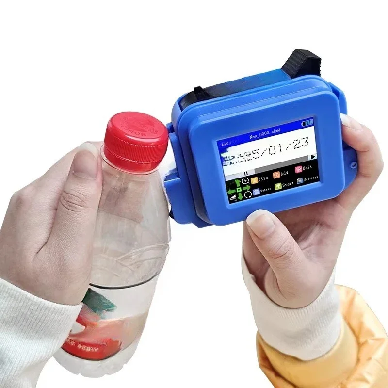 Dot Matrix Quick Drying Easy to Use Mini Portable Handheld Inkjet Printer Encoder Handheld Water Bottle
