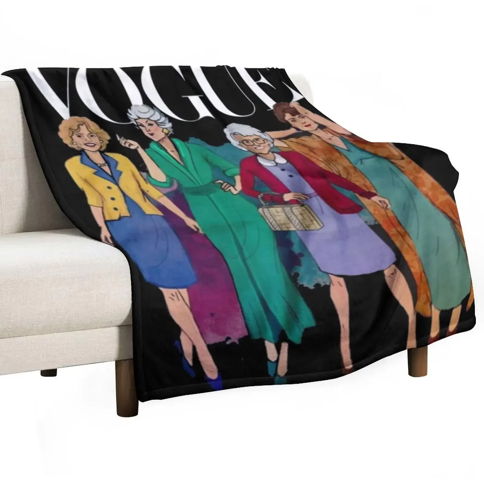 

golden girls sweatshirt Classic Throw Blanket Cute Blankets Sofas Of Decoration Blankets