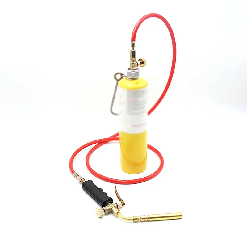 High Temperature Welding Gun Propane Cylinder Welding Maintenance Torch Flamethrower Gas Welding Torch WIth 1.6M Hose And Hook