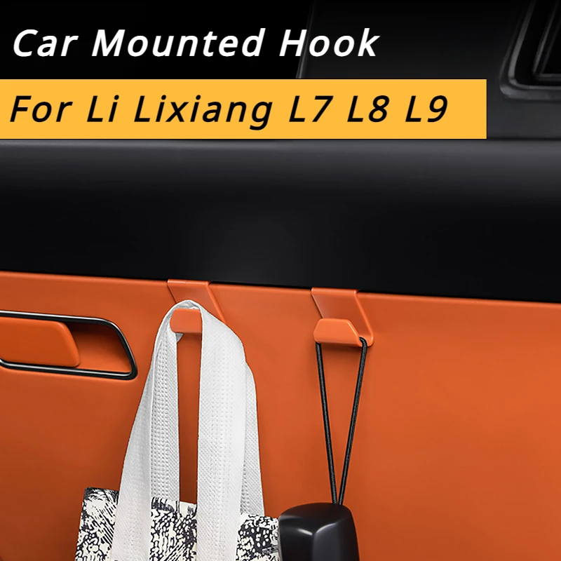 

For Li Lixiang L7 L8 L9 2024 2023 2022 Car Seat Back Hidden Hook Car Mounted Hook Seat Back Buckle Type Storage Hook for LI L7