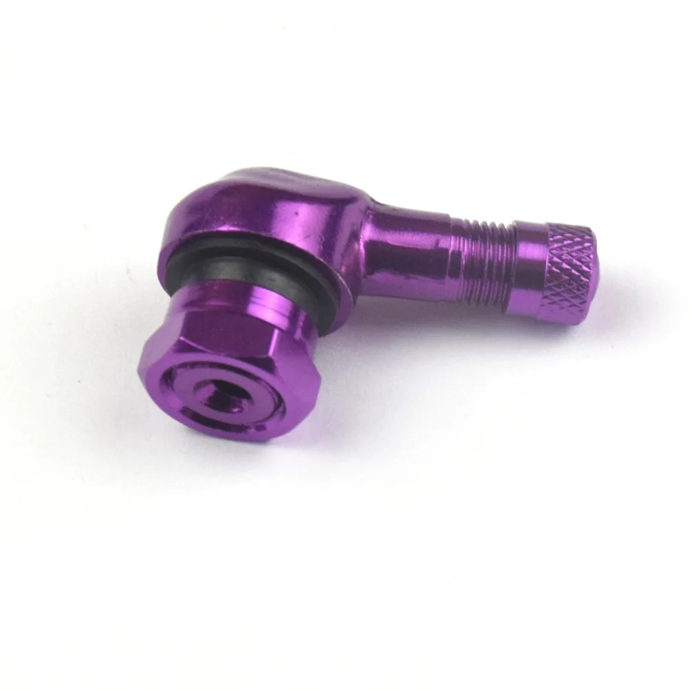 2pcs Motorcycle Tire Valve Cnc Aluminum Alloy 90 Degree Angle Ncy Leak-proof Twpo Valve Modified Parts