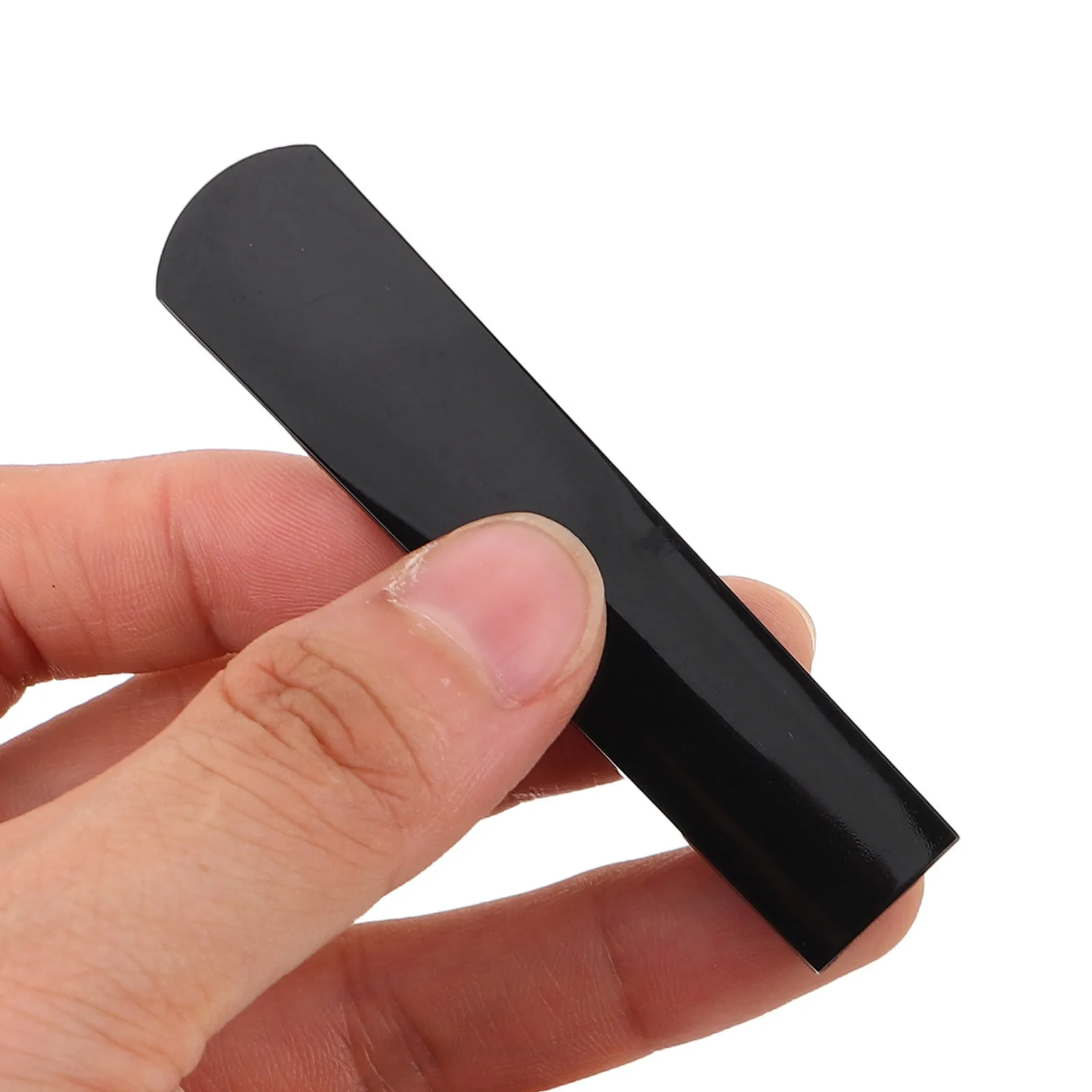 

5Pcs Alto Sax Reeds Resin Plastic Set for Educators Beginners Improved Cut Easy Carry Practice Performance