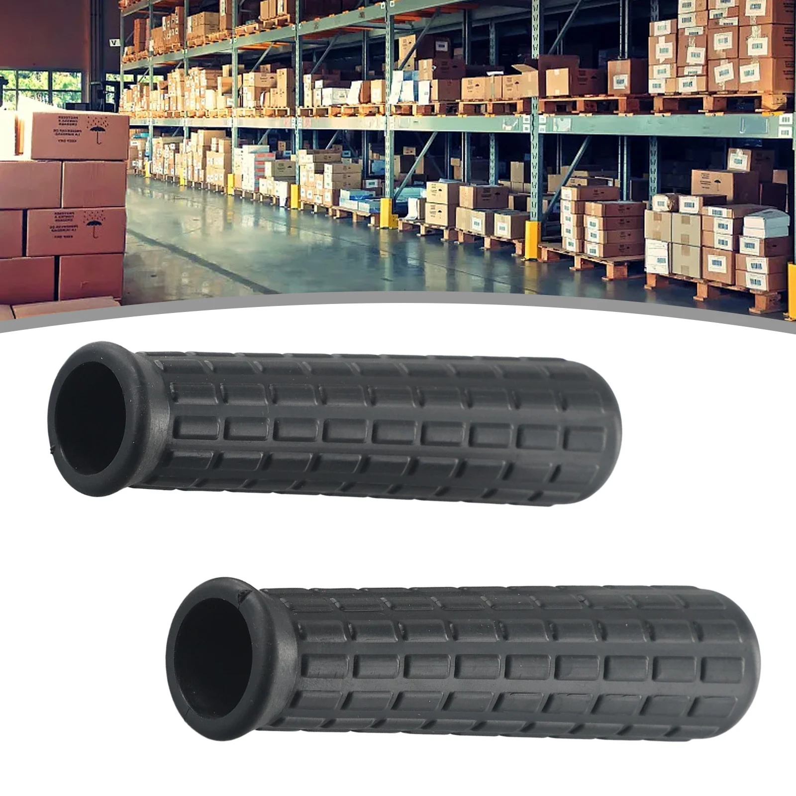 Imagem -05 - Alças de Carrinho de Mão Tubos Redondos de Borracha Anti-skid Absorção de Choque Universal à Prova de Intempéries Substituição Alça Capa 1232 mm Peças